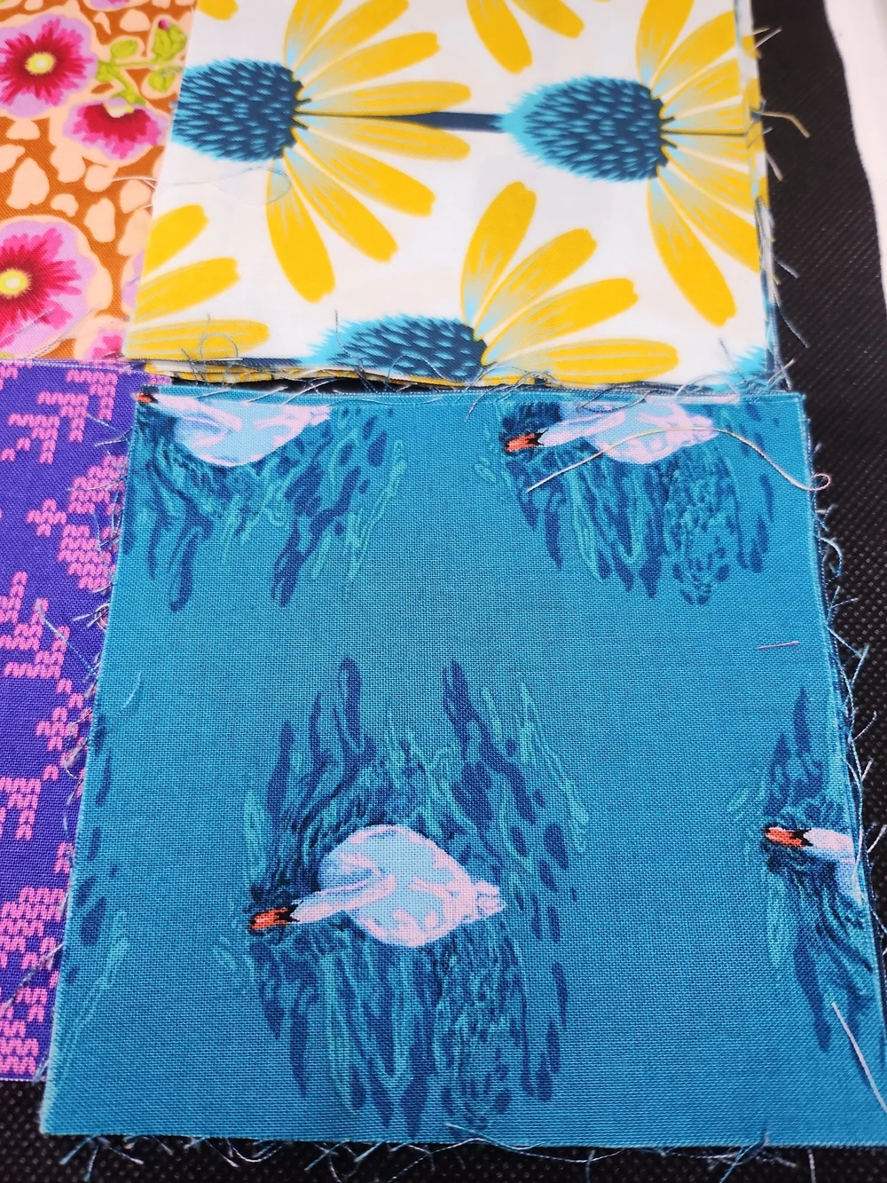 Kids Floral & Patterned Cotton Shorts - Teal, Yellow, Pink